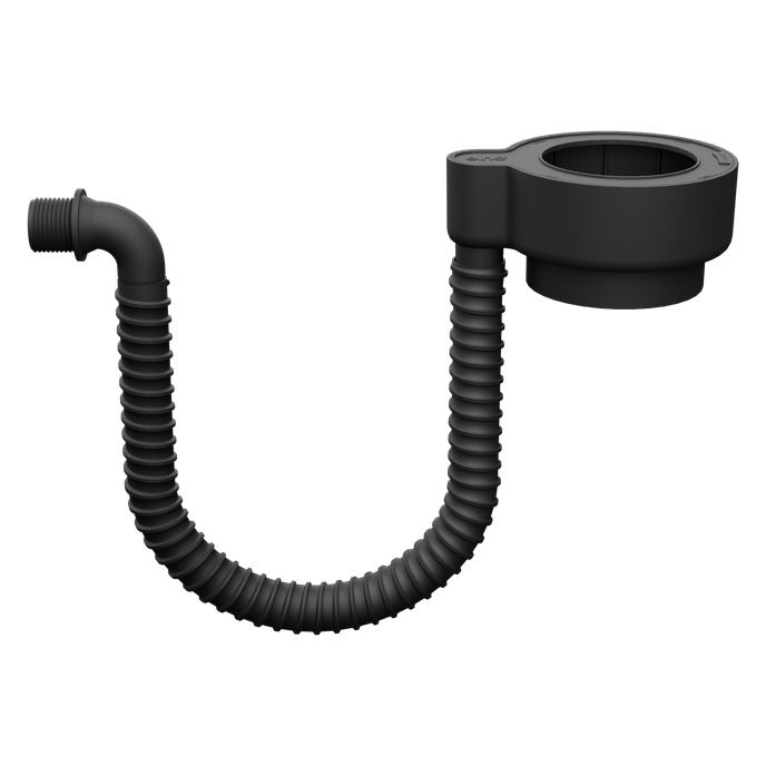 green basics collecteur de gouttières living noir